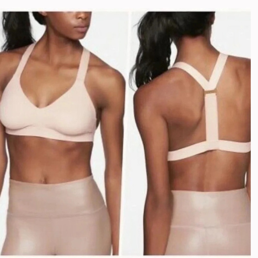 Athleta Women's Pink Pyramid Bra